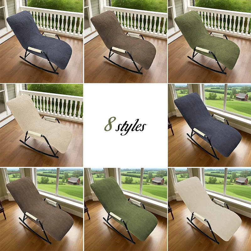 

Jacquard High Arm Chair Covers Stretch Spandex Dining Room Chair SlipcoversAll-inclusive Seat CaseSwivel Chairs Slipcover