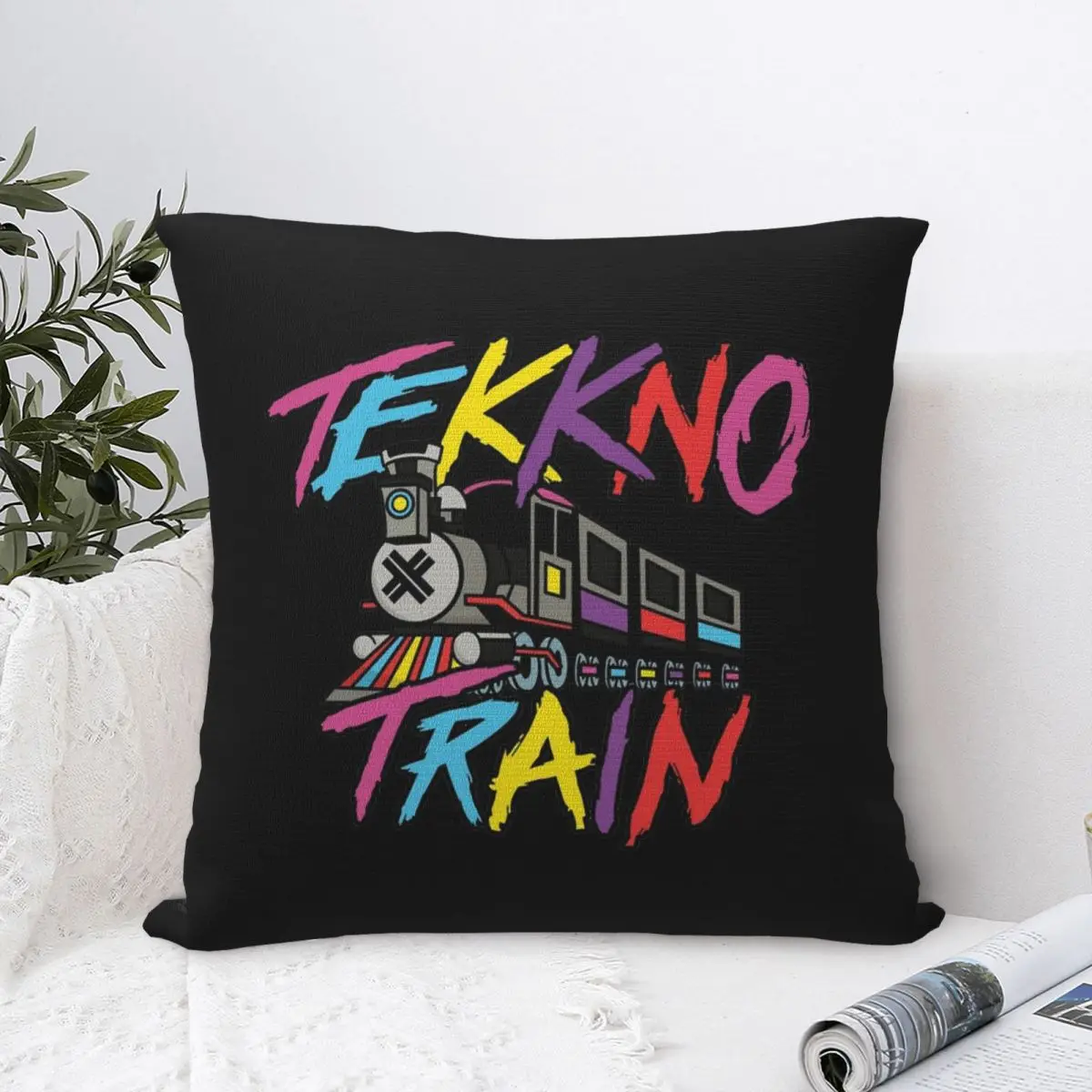 Electric Callboy Tekkno Train Pillowcase Polyester Cushion Cover Decor German Music Throw Pillow Case Cover Bedroom Zippered