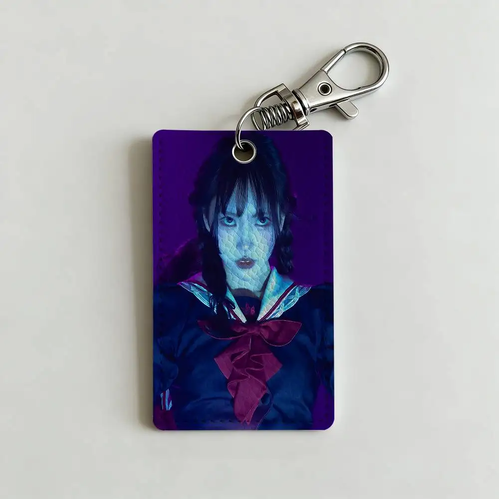 Cute P-Phantom S-Siita Card Holder Men And Womenn Universal Antirust Keychain Learther Access Drop Key Tag Ring