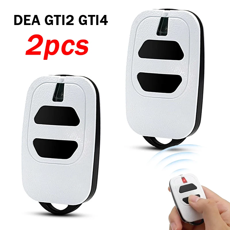 Télécommande de portail électrique DEA GTI2 GTI4 la plus récente compatible avec DEA GT2 GT4 MIO TR2 TR4 Garage 433,92 MHz Rolling Code Command