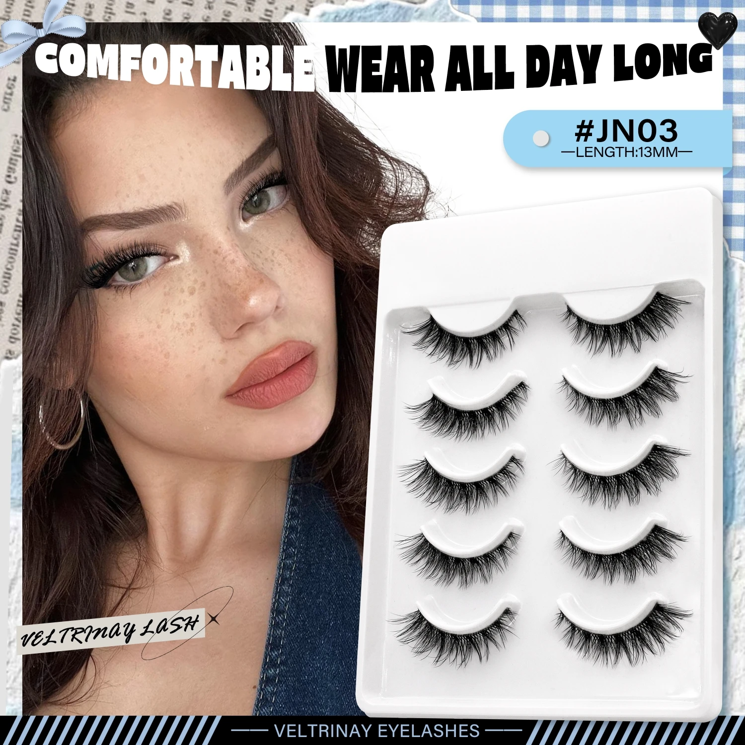 ヴェルトリア ナチュラルアイラッシュ ナチュラルフェイクラッシュ クリアバンドラッシュ つけまつげ ウィスピーラッシュ ナチュラルアイラッシュ メイクアップ