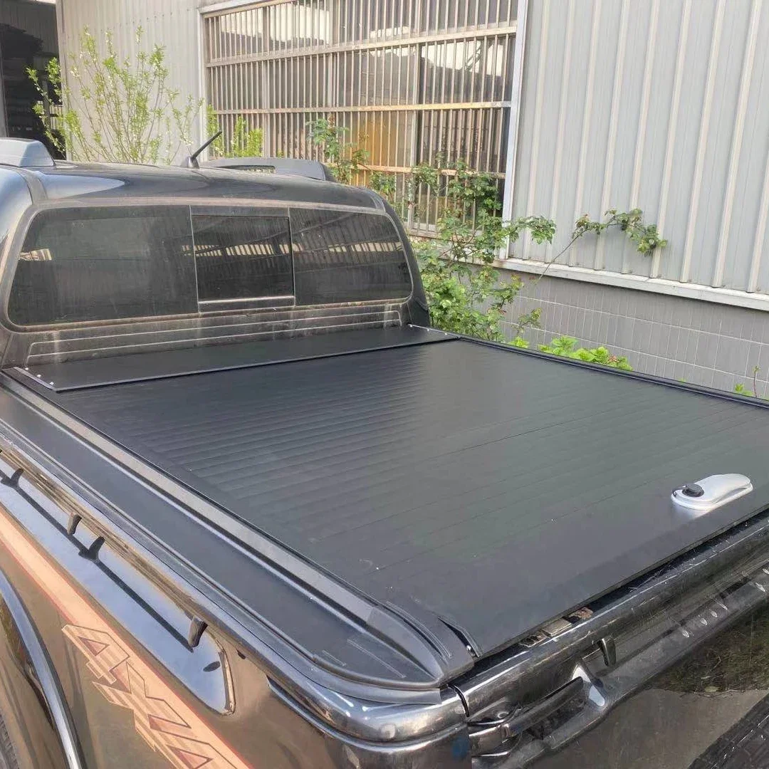 

Runde High Quality Pickup Aluminum Alloy Material Factory Hard Type Cover For HiLux Vigo Waterproof Function Trunk Covers