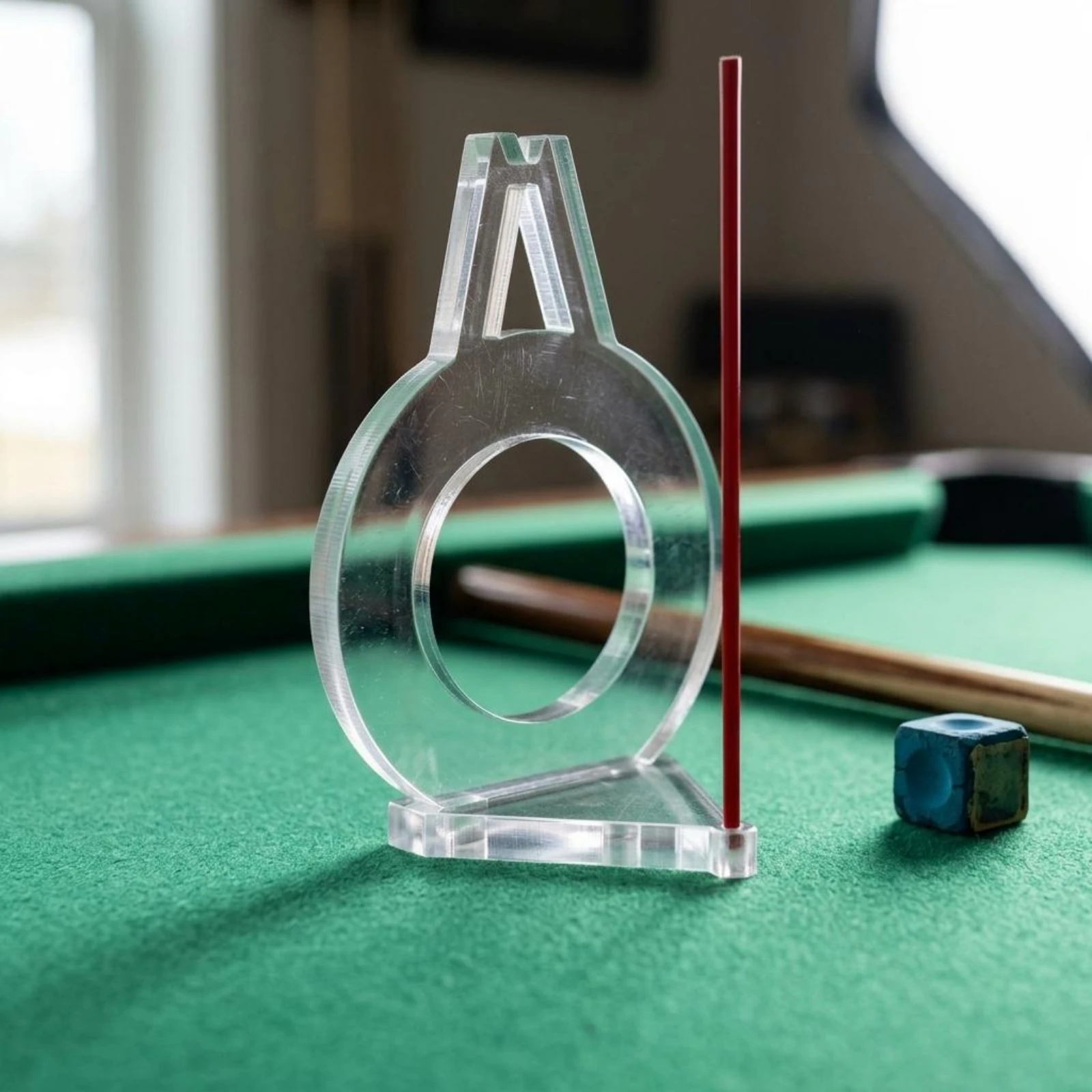Billiards Aiming Aid Acrylic Pool Stroke Aiming Aid Stroke-Point Pointer Transparent Billiards Angle Training Aid Muscle Memory