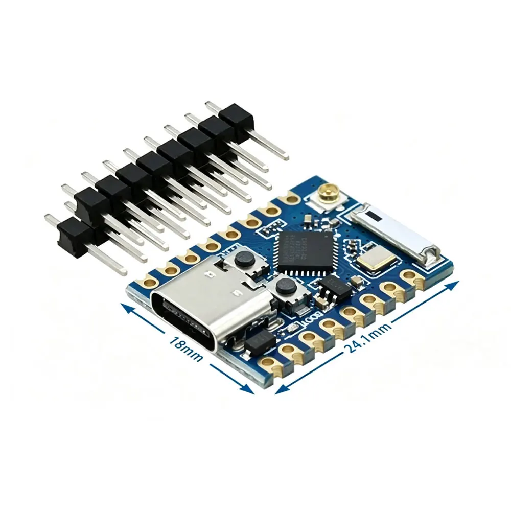 Image of ESP32C3 PRO MINI Entwicklungsboard mit integriertem ESP32-C3FH4 Chip-Modul, WLAN- und Bluetooth-Entwicklungsboard