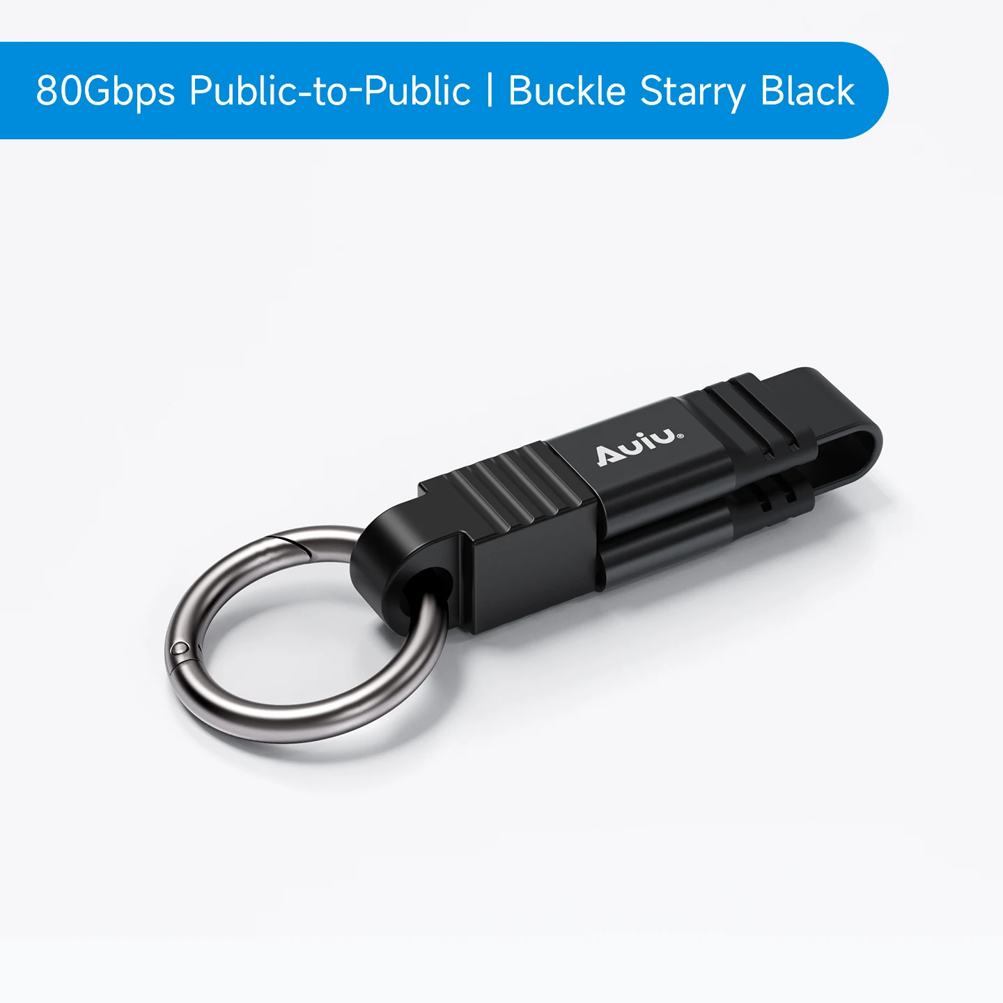 Auiu USB4 full-function data cable with 80Gbps transmission, PD240 fast charging, and 8K screen projection