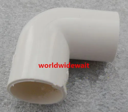 

5Pcs 16/20/25/32/40mm Inner Diameter 90 Degree Elbow PVC Electric Wire Pipe Connectors White