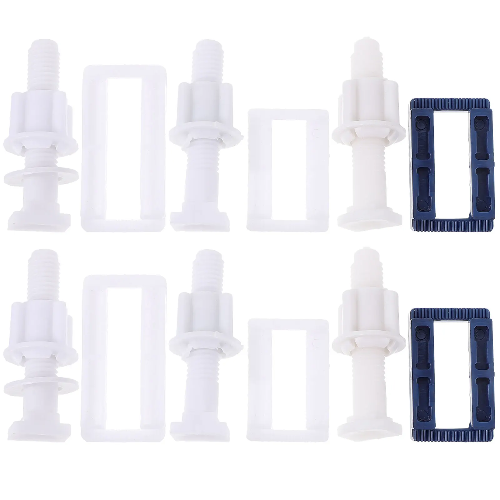 

Toilet Seat Screws Bolts Replacement Plastic Durable Corrosion Resistant Easy Install Strong Toilet Cover Bolts Fixings For