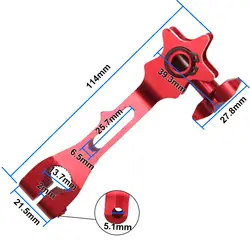 Motorcycle Rear Brake Rocker Arm CNC Adjustable Tension Lever Motorbike Pit Dirt Bike ATV Universal Modification Part Accessory