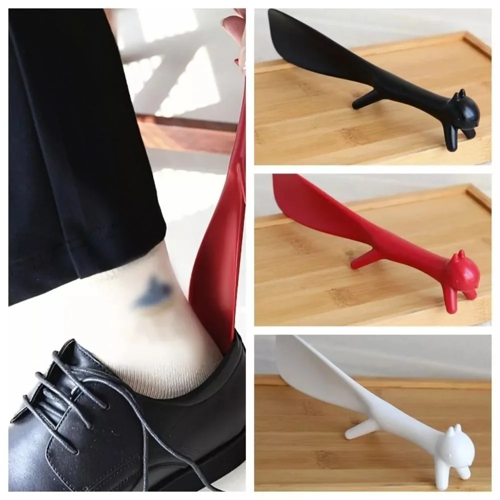 

Portable Shoe Wear Aid New Long Handle Home Shoe Horns Flexible Professional Lifter AID Stick