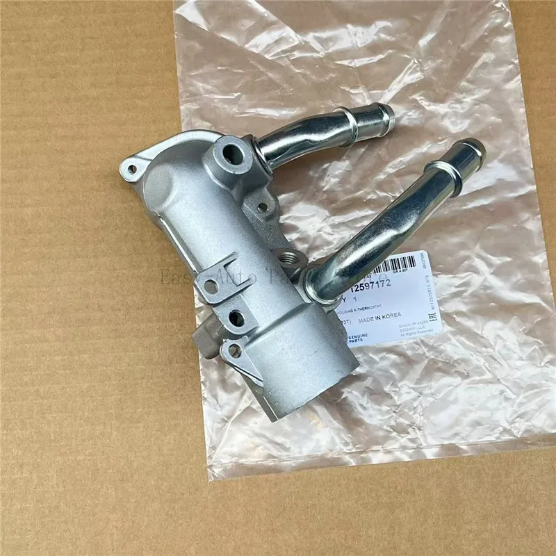 

12597172 Алюминиевый корпус термостата охлаждающей жидкости двигателя для Chevrolet Captiva GMC Chevy Impala Buick Regal LaCrosse 12607291