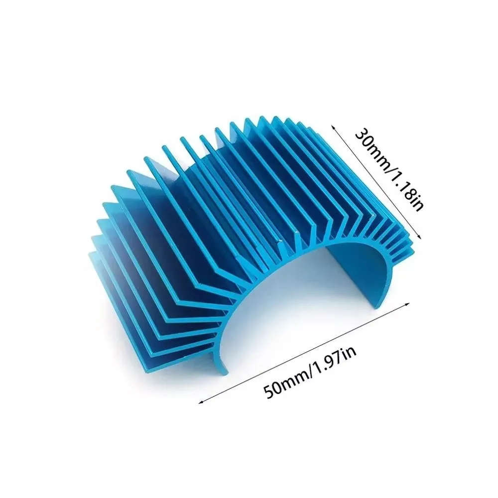 Motor Cooling Heat Sink Heatsink Top Vented 540 545 550 Size For 1/10 RC Car Buggy Crawler RC Boat HSP HPI Wltoys Himoto Redcat
