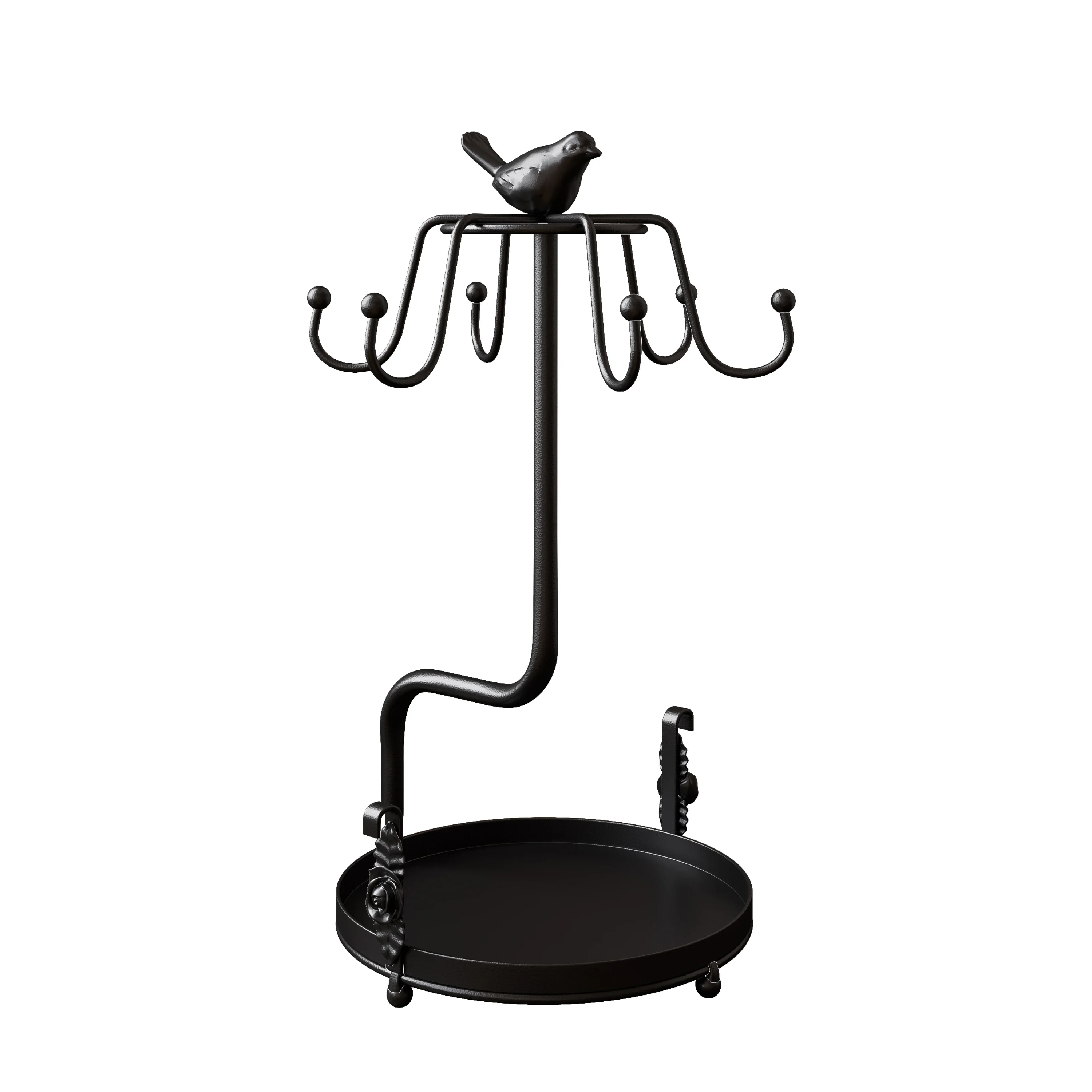 

Household metal cup holder Living room wrought iron hanger