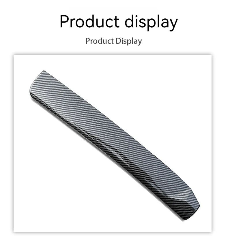 لسيارات BMW 5 Series G60 2024ABS ألياف الكربون وحدة التحكم المركزية للسيارة شاشة الملاحة لوحة سفلية تزيين ملصق اكسسوارات السيارات