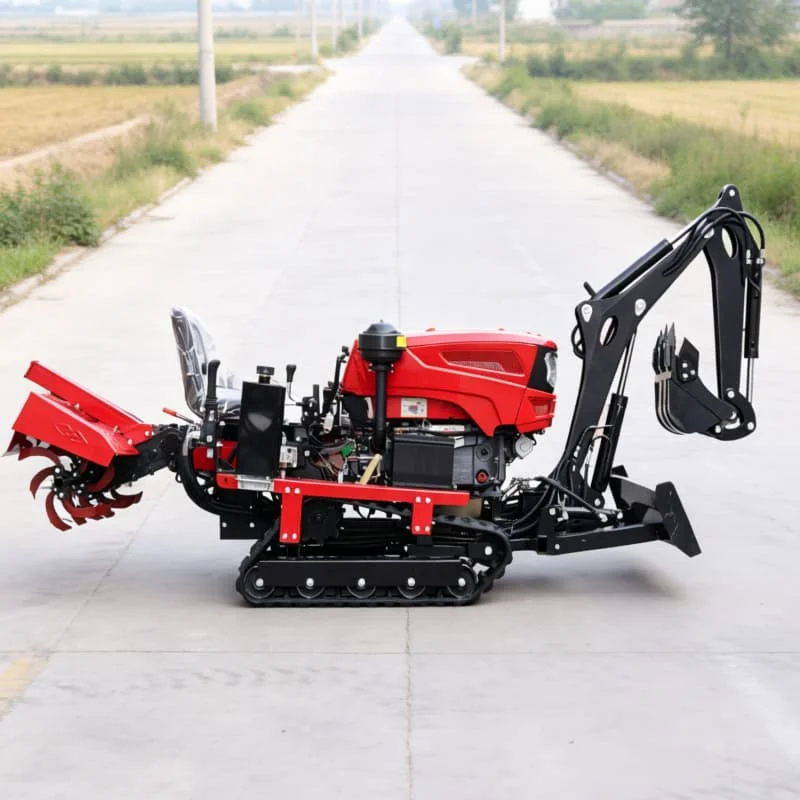 Customized Industry Top 1 Agricultural Rotary Cultivation Equipment, Bestselling Reinforced Crawler Farm Cultivator Tractor view 6