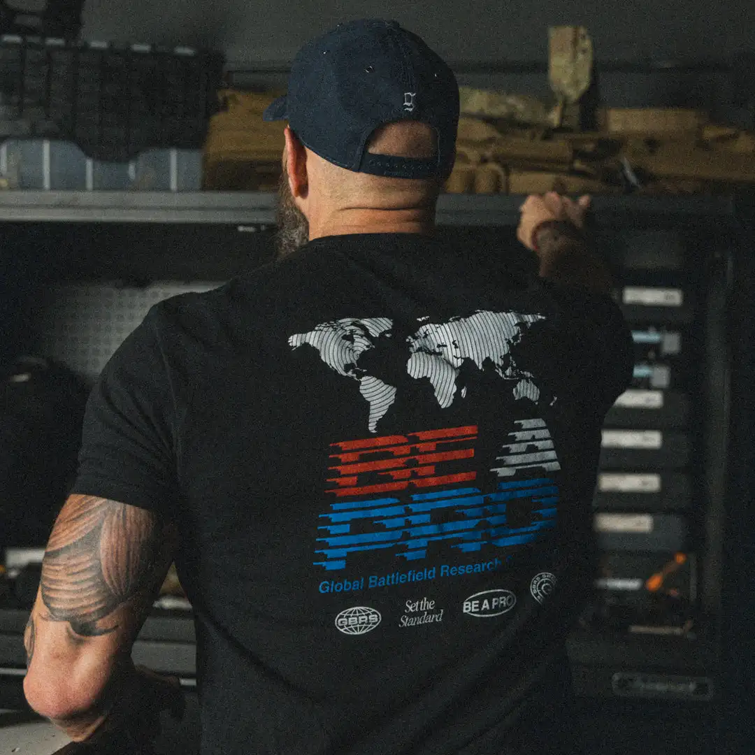 R. W.B. Camiseta informal táctica de entrenamiento militar Be A Pro, camiseta de marca de lujo para hombres y mujeres