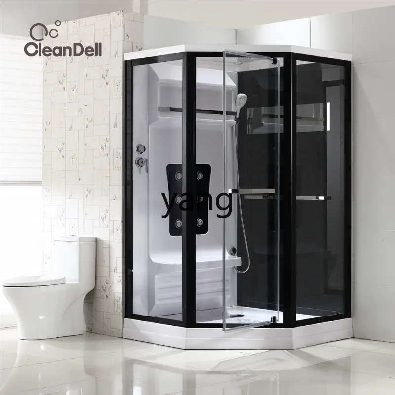 LMluxury black overall titanium gray rhombus brushed overall bathroom and bath room