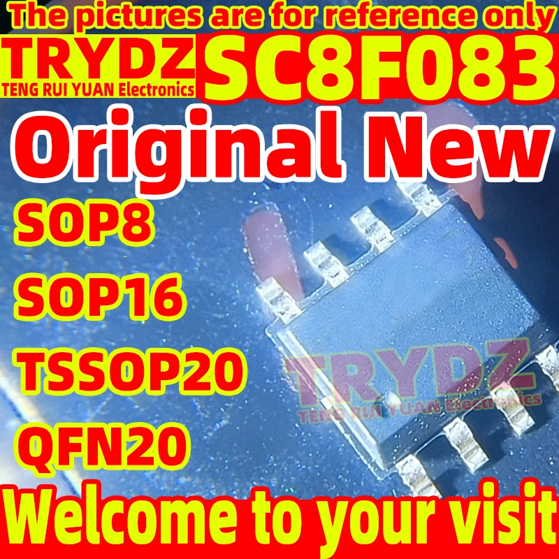 100-10pcs Original New SC8F083 SOP8 SOP16 TSSOP20 QFN20