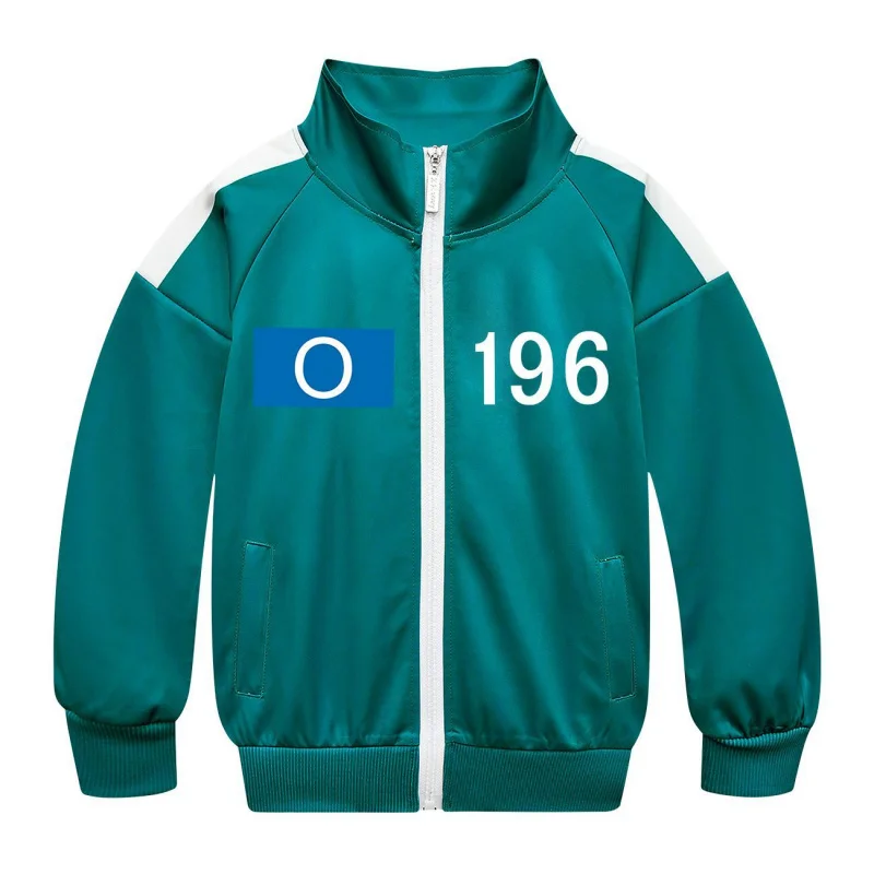 2025 الموسم الجديد رقم O/X 196 2 الحبار سيونغ جي هون تأثيري حلي بنين بنات التي شيرت ثلاثية الأبعاد ألعاب الطباعة البلوز للحزب C ★ ❤ ♡ ★