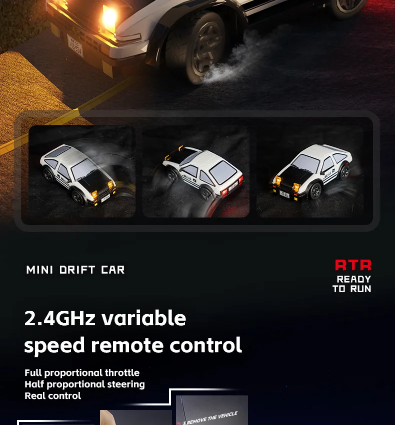 KF20 1:64 Mini RC Drift Car – detail image 22