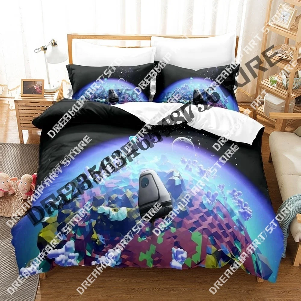 

Комплект постельного белья с 3D принтом Astroneer Game Twin Queen King, полноразмерный пододеяльник, наволочка, кровать для мальчиков и девочек, домашний текстиль для взрослых