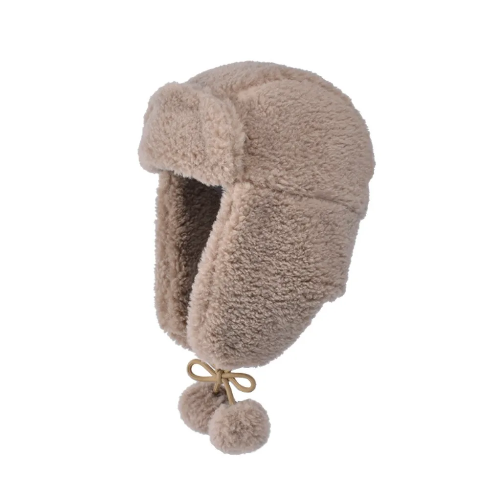 

Casual Windproof Women Lei Feng Hat Warm Ear Protection Winter Cycling Warm Hat Face Cover Thickened Ski Pullover Cap Winter