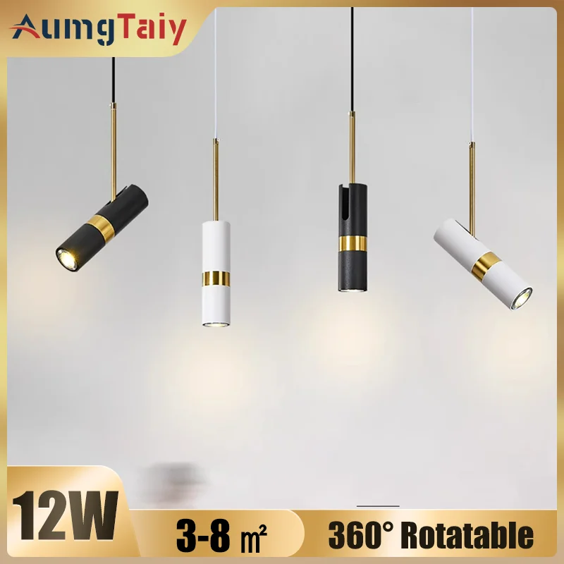 

LED Pendant Light Hanging Lamps 360° Rotatable Interior Lighting for Home Bedside Living Room Dining Tables Kitchen Decoration