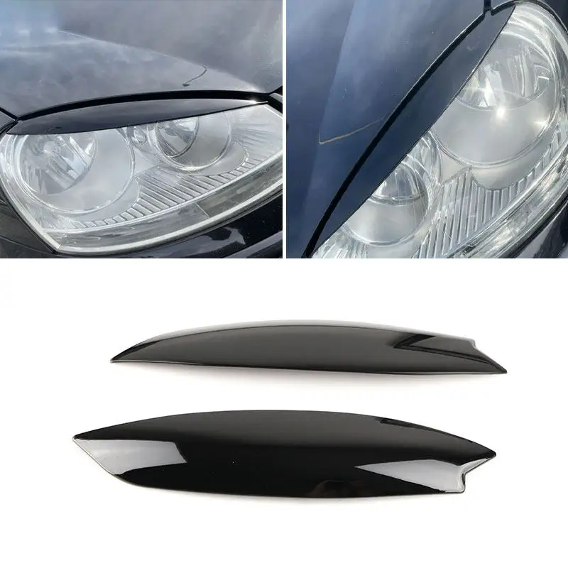 

Автомобильные аксессуары из АБС-пластика, модифицированные легкие накладки на передние век для VW Golf 5 MK5 GTI 2005 2006 2007 2008, глянцевый черный