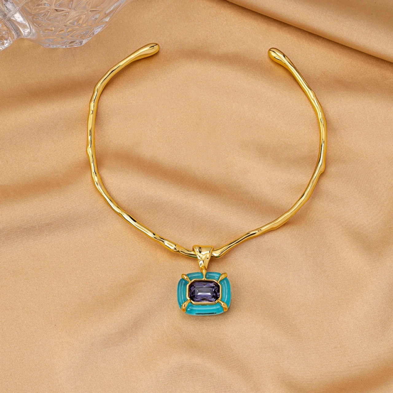 Vintage Zircon Jewelry Set for Women 2026 European And American High-End Light Luxury Earrings And Necklace Combo