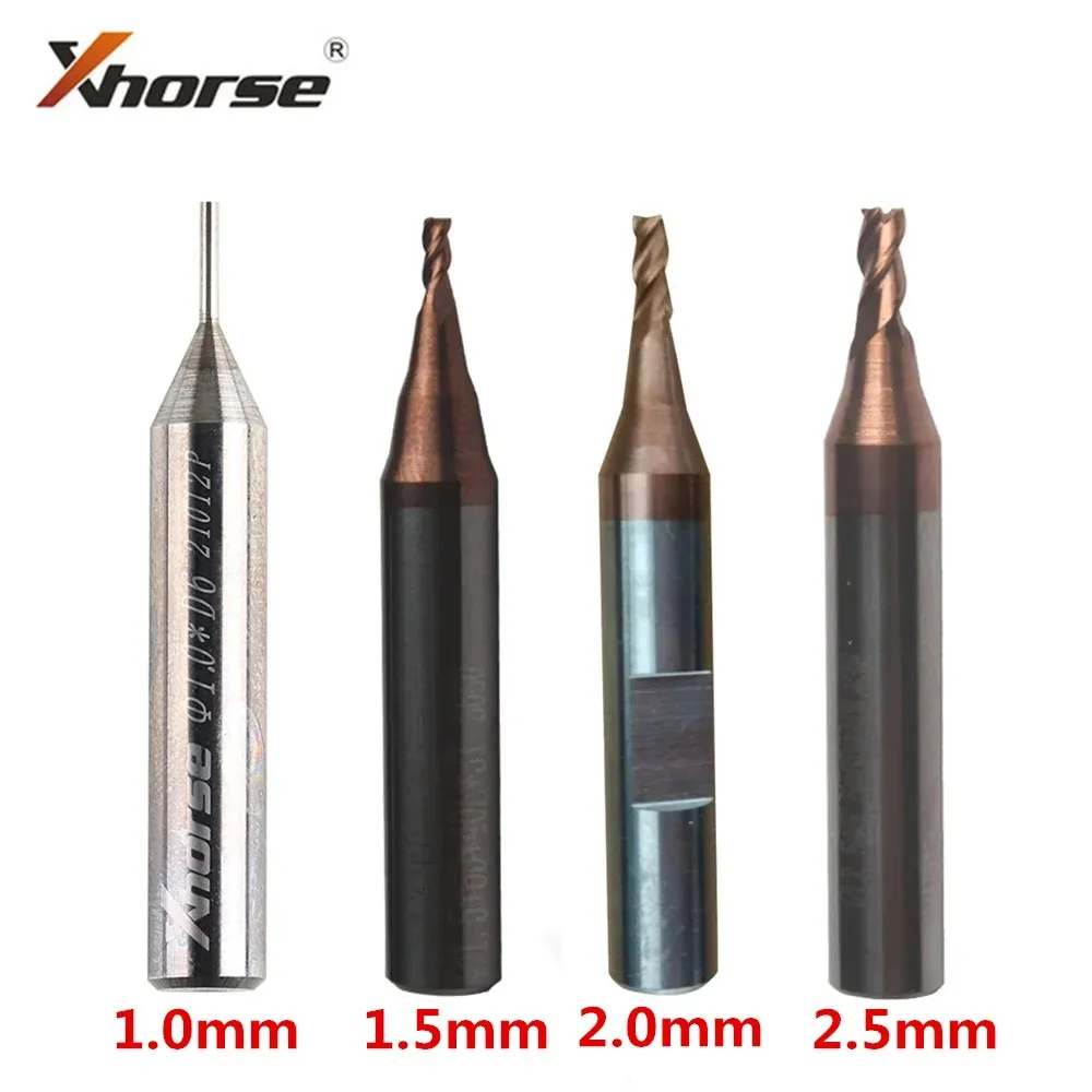 Xhorse 1.0mm 1.5mm 2.0mm 2.5mm Milling Cutter Probe for CONDOR XC MINI Plus XC-007 Dolphin XP-005 XP-007 Key Cutting Machine