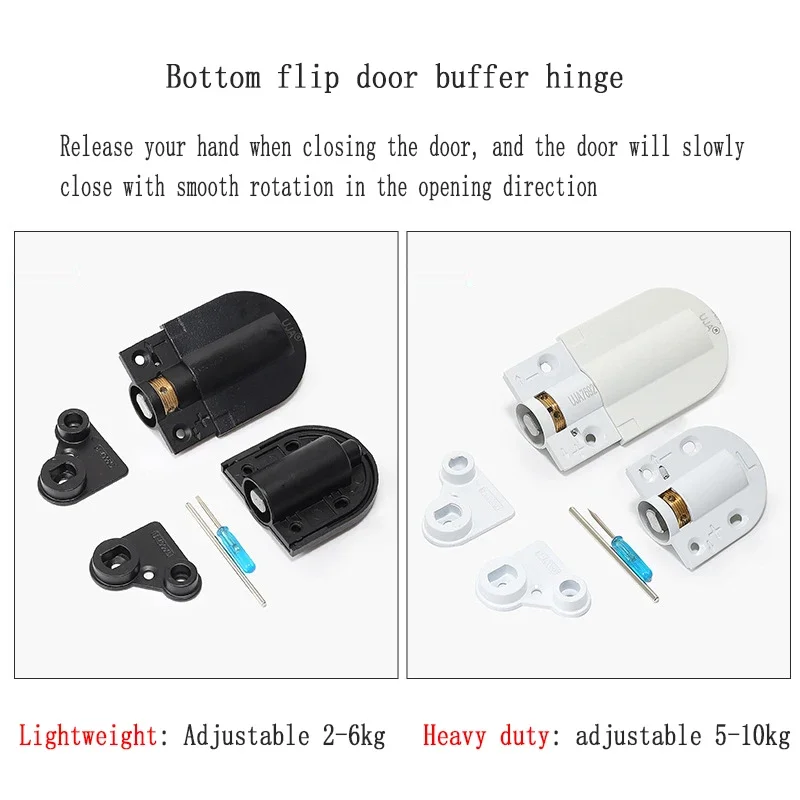 1 Set Dressing Table Hydraulic Buffer Hinge Flip Down Hinge Silent Damping Flip Type Dressing Table Connector Accessories