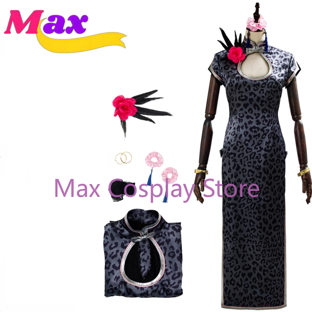 

Max Cosplay FF Remakes Tifa Lockhart Cosplay Costume Cheongsam Outfit Dress Halloween Carnival Costumes