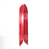 OE; A2228200374 A2228200474 Double Rear Left and Right Bumper Reflectors Lights Red Plastic for Benz W222 S300 S320 S350 S400