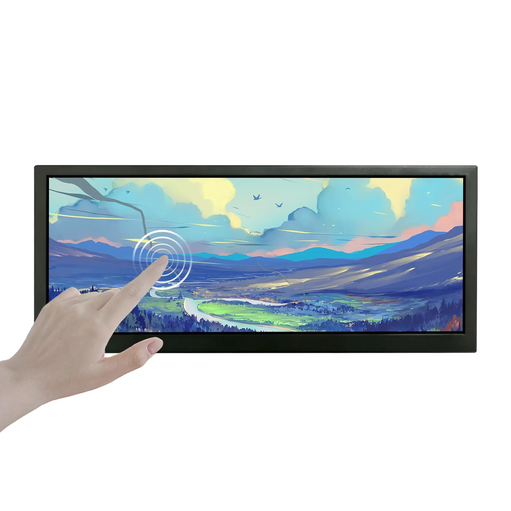 

Сенсорный ЖК-монитор 1920x720 10,3 дюйма Mini H/D USB-C для второй дисплея своими руками
