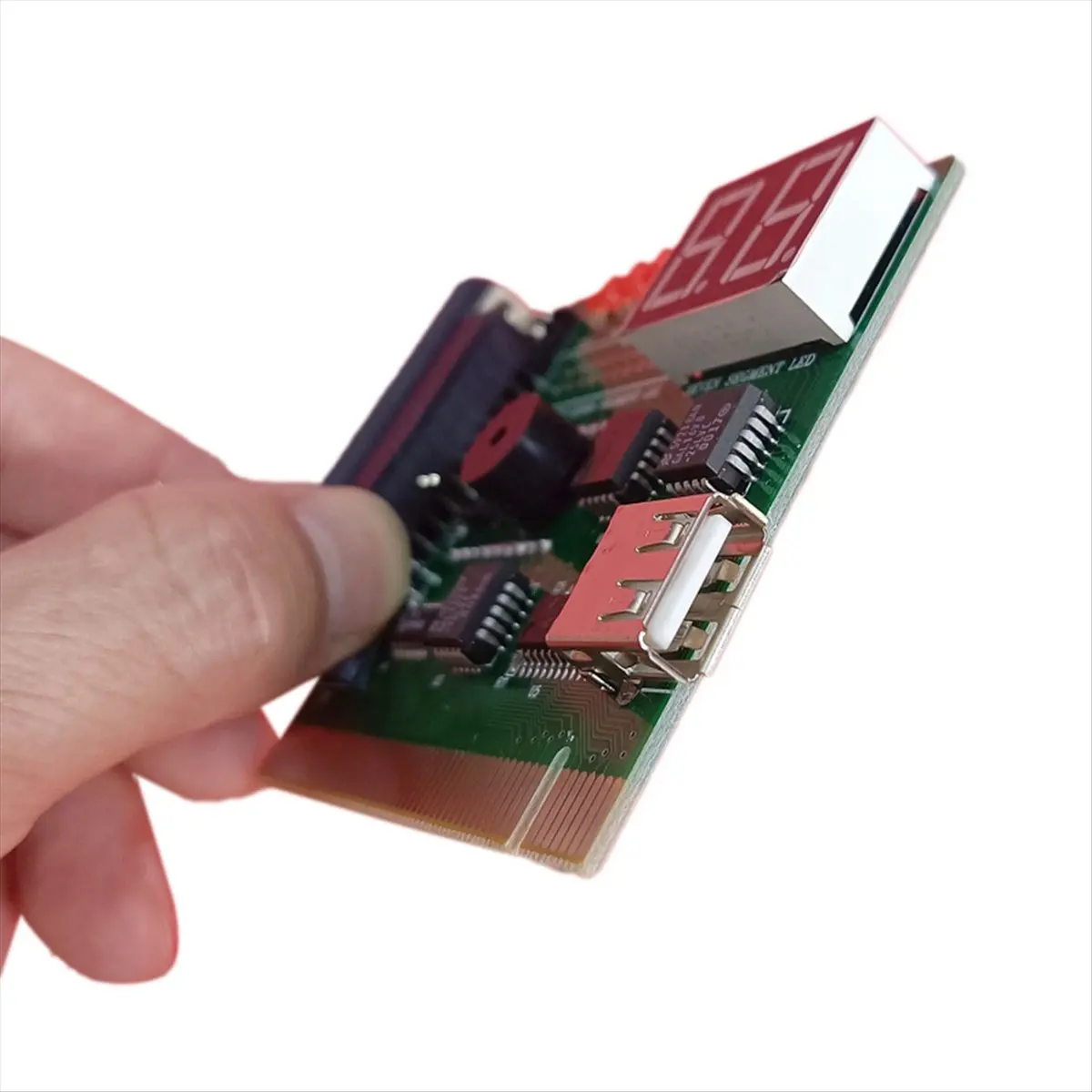AAAE 2 Digit Bit PC Computer Motherboard Diagnostic Card USB PCI LCD Error Code Display Tester Analyzer Post Card