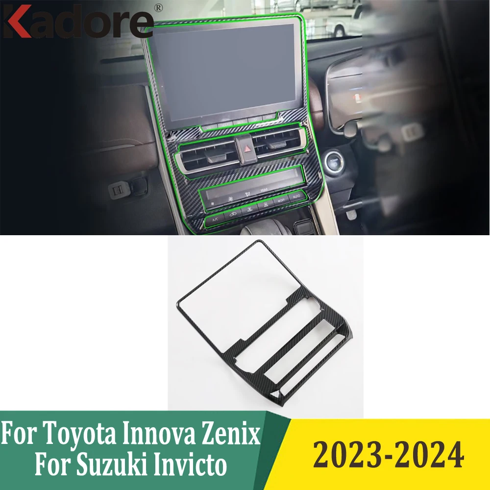 For Toyota Innova Zenix For Suzuki Invicto 2023 2024 Center Air Conditonnal Vent Cover AC Outlet Panel Trim Interior Accessories