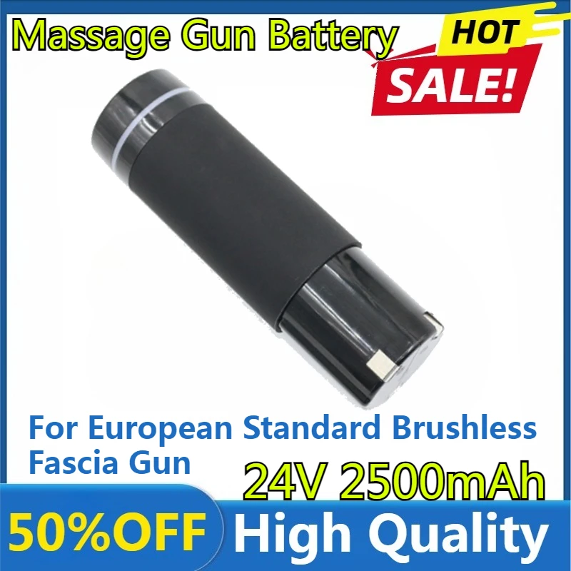 

New European Standard Brushless Fascia Gun 24V 2500mAh Massage Gun Battery Pack Electric Silent Neck Mask Massager Battery