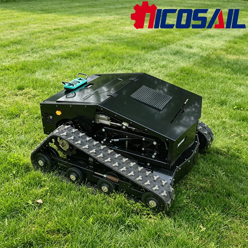Compact Light Remote Control Lawn Trimmer CE EPA Compliant Customizable Labor Saving Ideal For Various Foreign Lawn Scenarios