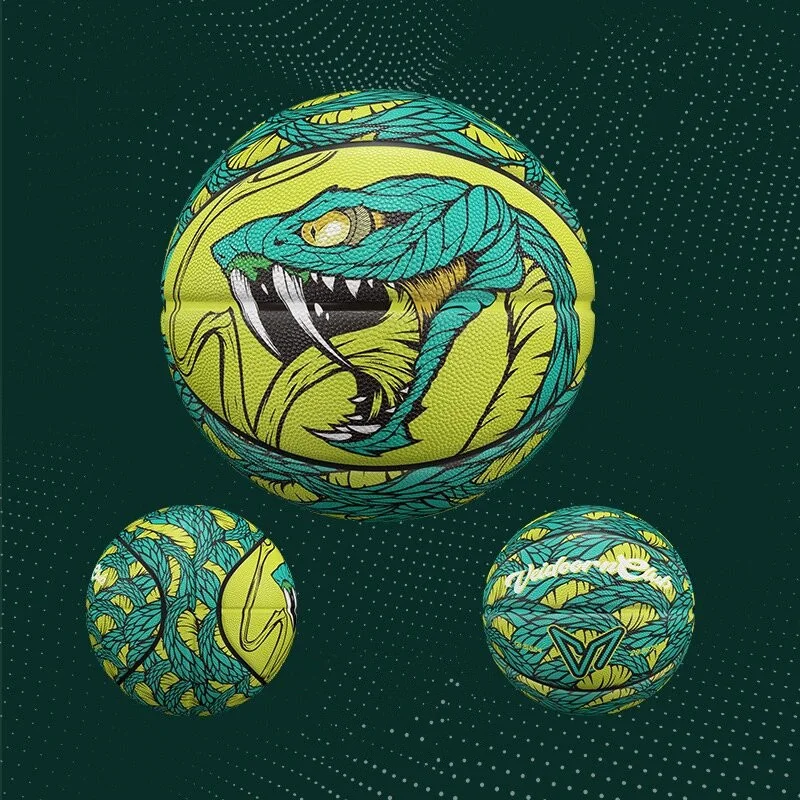 

No. 7 Anime Pattern Rubber with A Good Hand Feel and Wear Resistance, Suitable for Indoor/outdoor Basketball Games for Teenagers