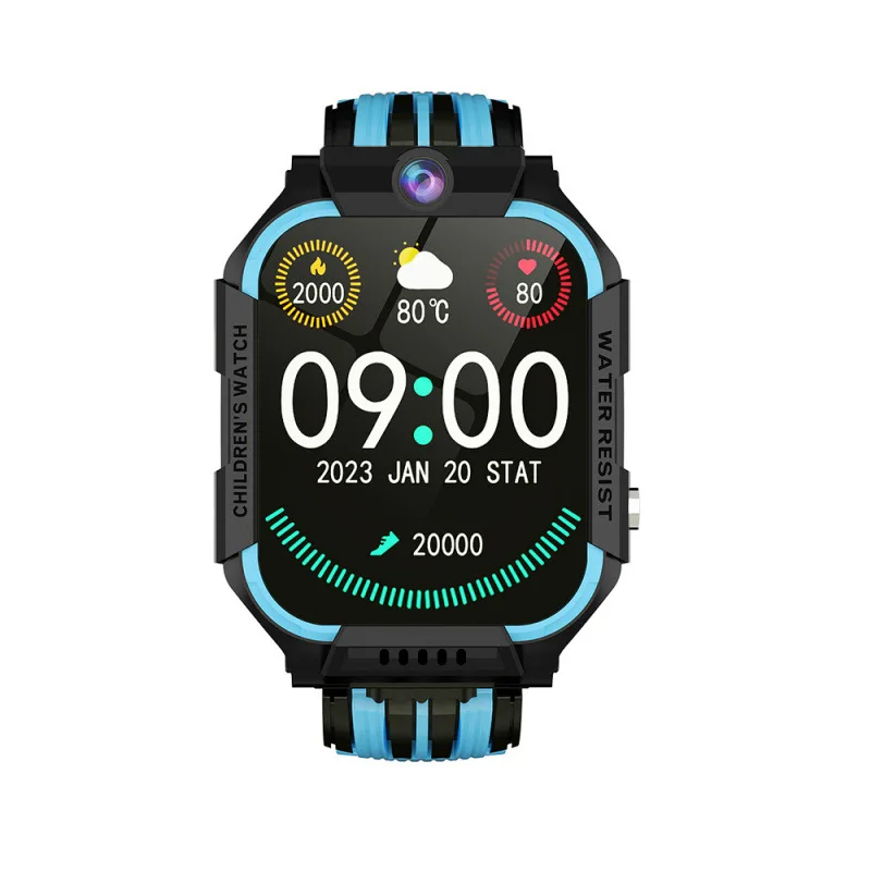 New 5 Full Netcom Video Phone Watch Rotating Dual Camera Android Children's Smart Belt Payment
