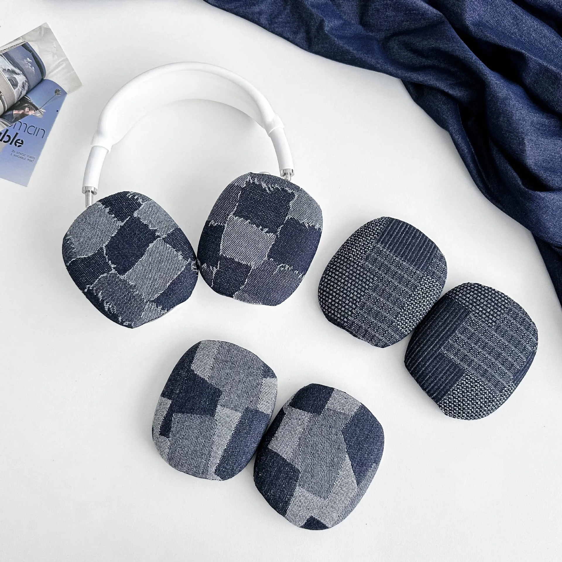Vintage Cowboy-Kopfhörerhülle für AirPods Max Gen, stoßfeste Bluetooth-Kopfhörerabdeckung aus Legierung – Detail 1