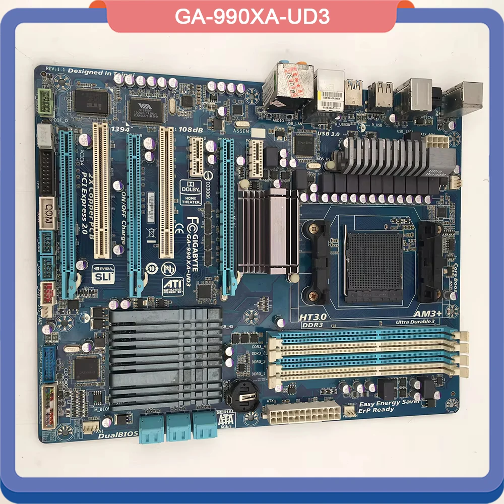 

Desktop Motherboard For Gigabyte GA-990XA-UD3 990XA-UD3 FX AM3 Fully Tested Good Quality