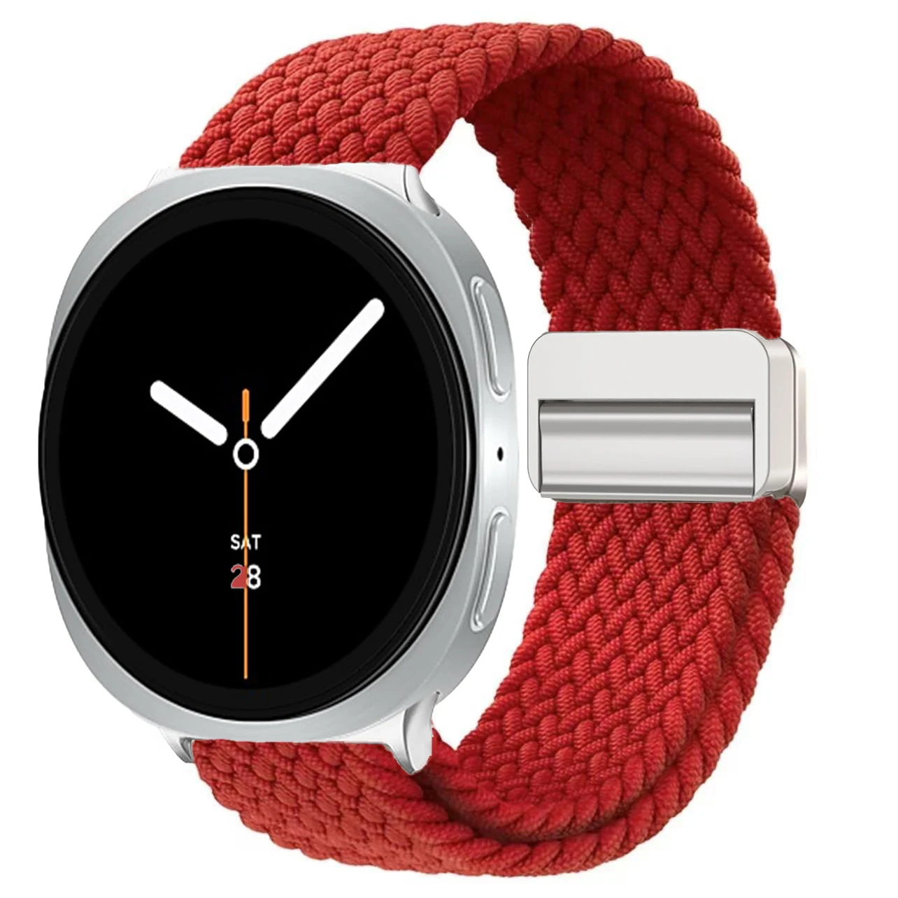 Geflochtenes Solo-Loop-Armband für Samsung Galaxy Watch 8 40/44mm Zubehör Nylon-Armband Correa Galaxy Watch 8 Classic Band 46mm – Detail 23