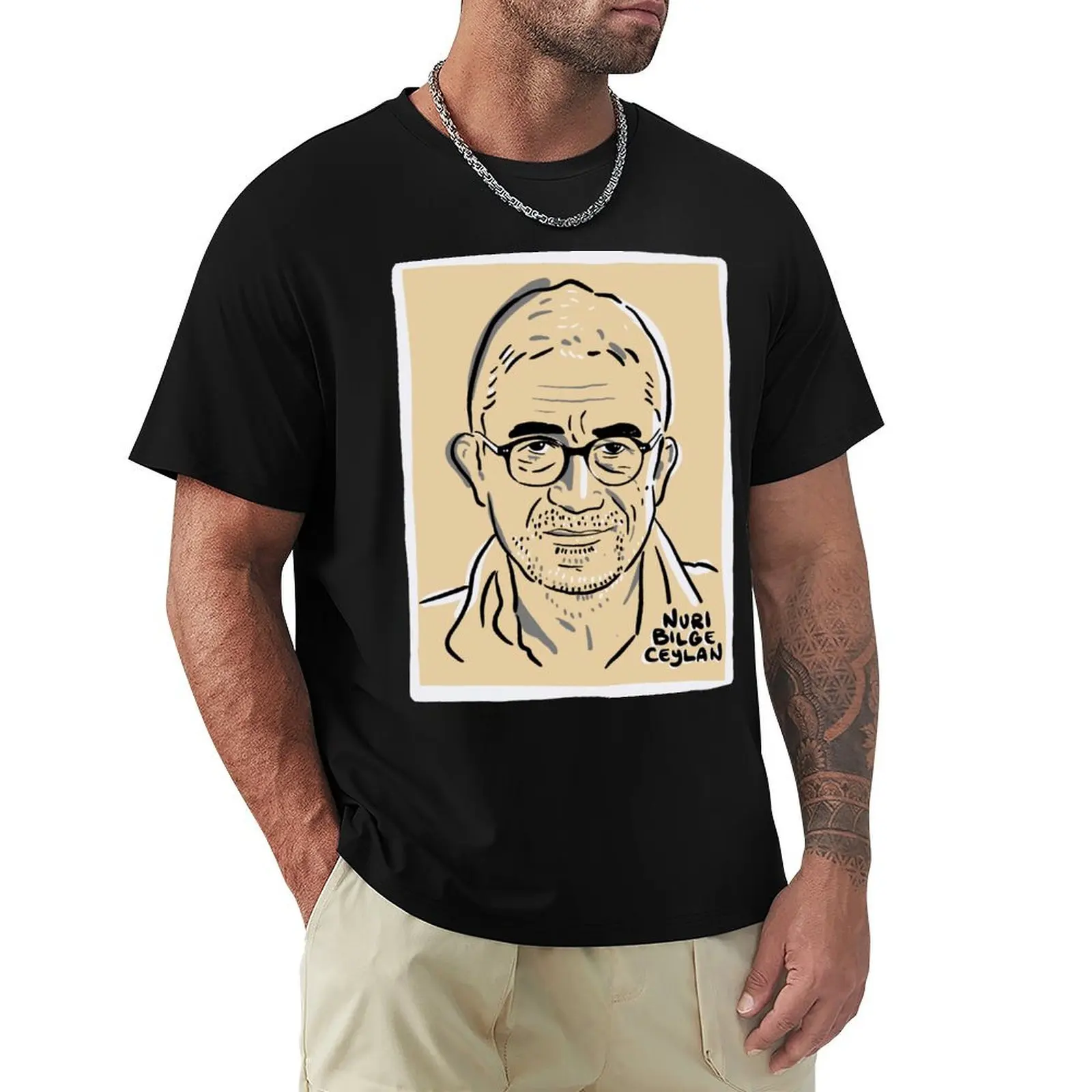 Camiseta Nuri Bilge Ceylan, camisas holgadas de archivo azul, camisetas vintage, camisas para hombres