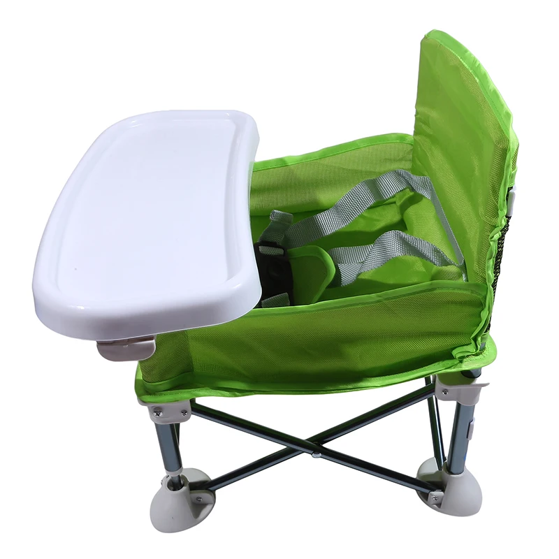 Portátil Baby Booster Seat, Cadeira de jantar, Viagem Folding, Cadeira de alimentação, Assento de praia ao ar livre, Baby Furniture Supplies