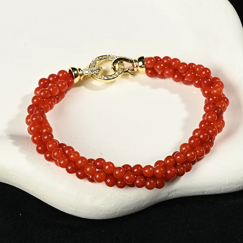 

Женское натуральное красочное нефритовое ожерелье, розовый, зеленый, нефритовый комплект ювелирных изделий, браслет-колье, элегантные вечерние женские аксессуары в стиле ретро