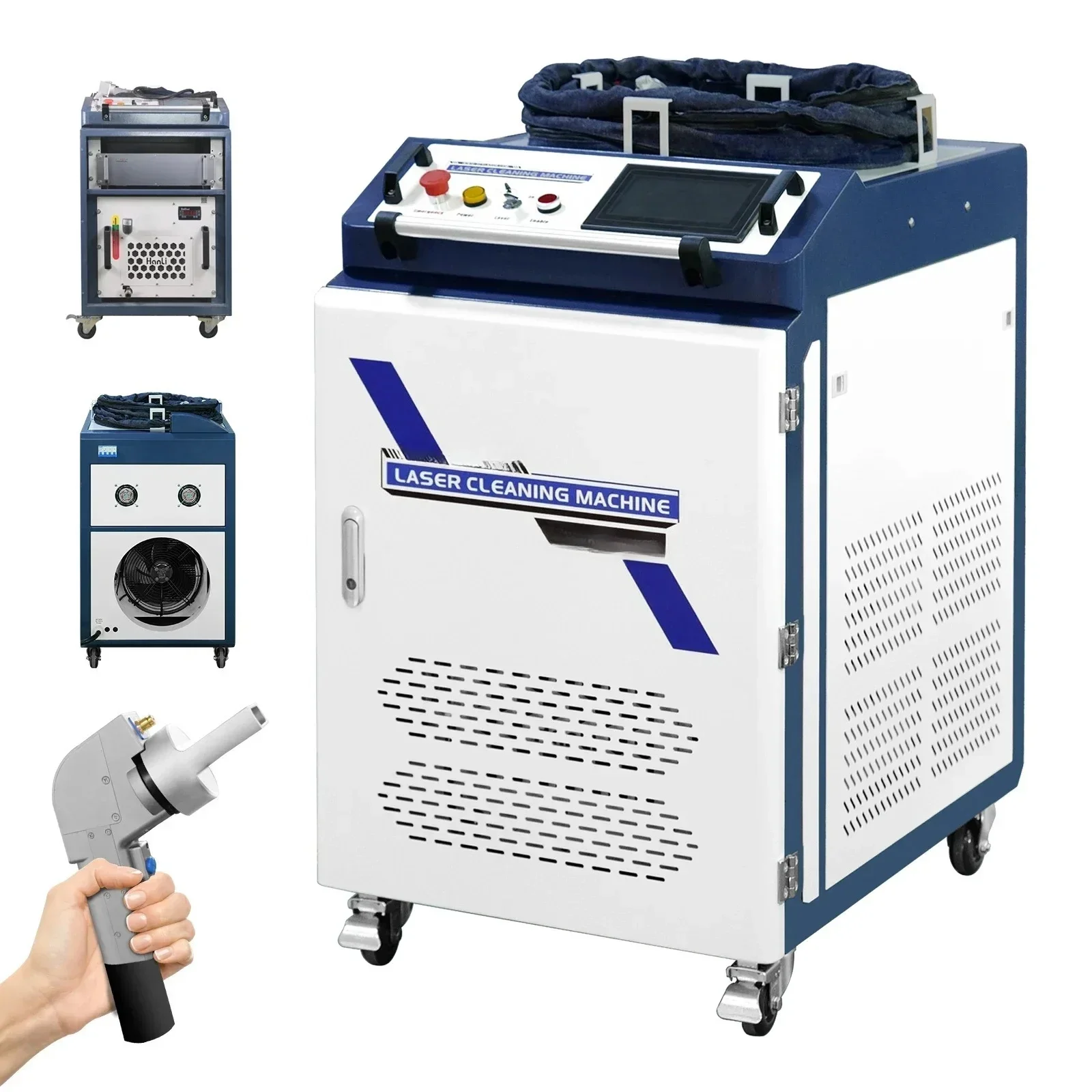 For SFX  2000w MAX Fiber  Cleaning Machine Rust/Paint/Oil Removal  Machine 220v Single Phase