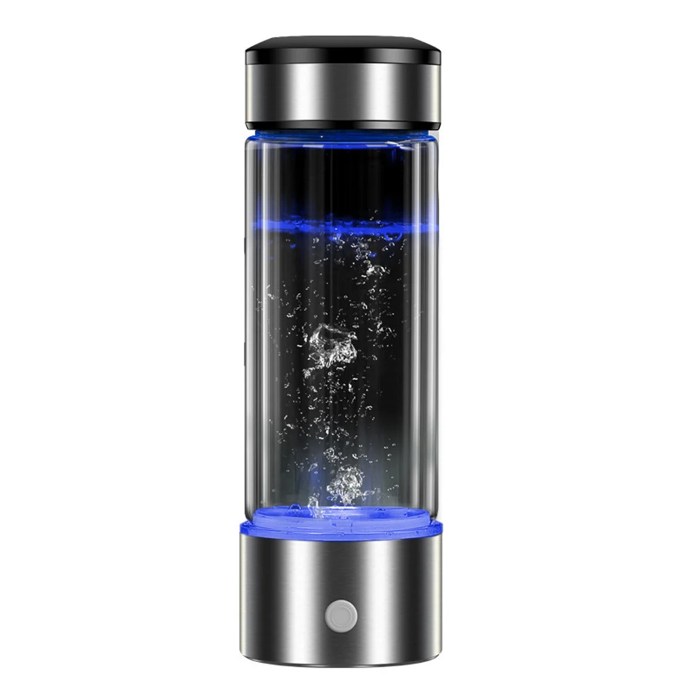 430ML Hydrogen Water Bottle Filter Lonizer Generator Maker Hydrogen-Rich Energy Cup Healthy Anti-Aging Alkaline Electrolysis