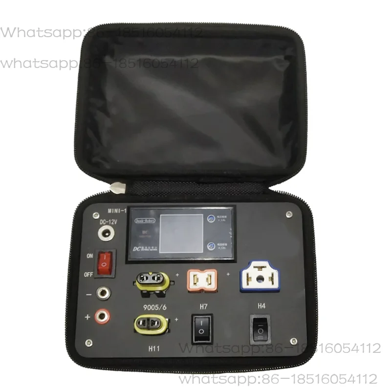 Portable  LED Car Light Parameter Test Box Car Modification Testing Instrument Mini Car Light Portable Tester 9-24V Adjustable