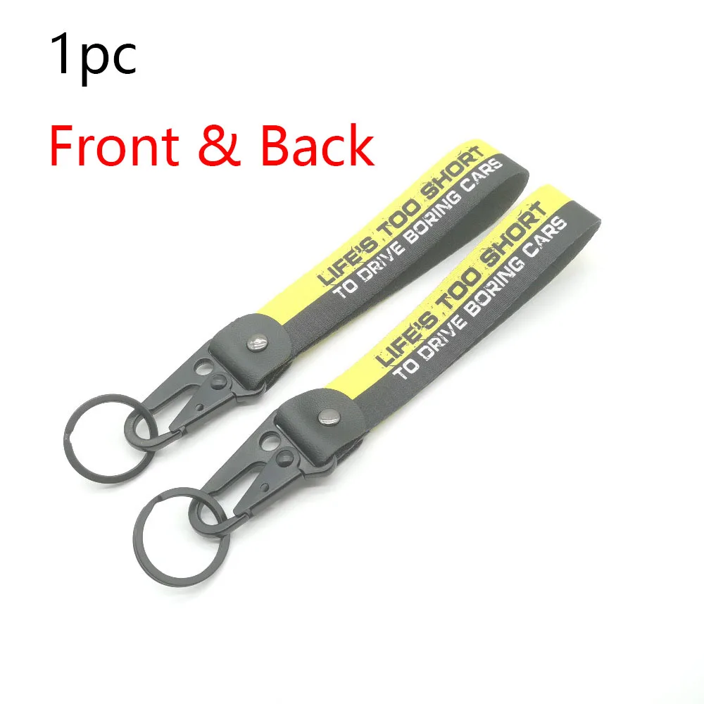 JDM اكسسوارات السيارات Keytags حزام اليابان المفاتيح حزام وهمية تاكسي حزام المفاتيح مفتاح سلسلة السيارات مفتاح حامل موتو المفاتيح