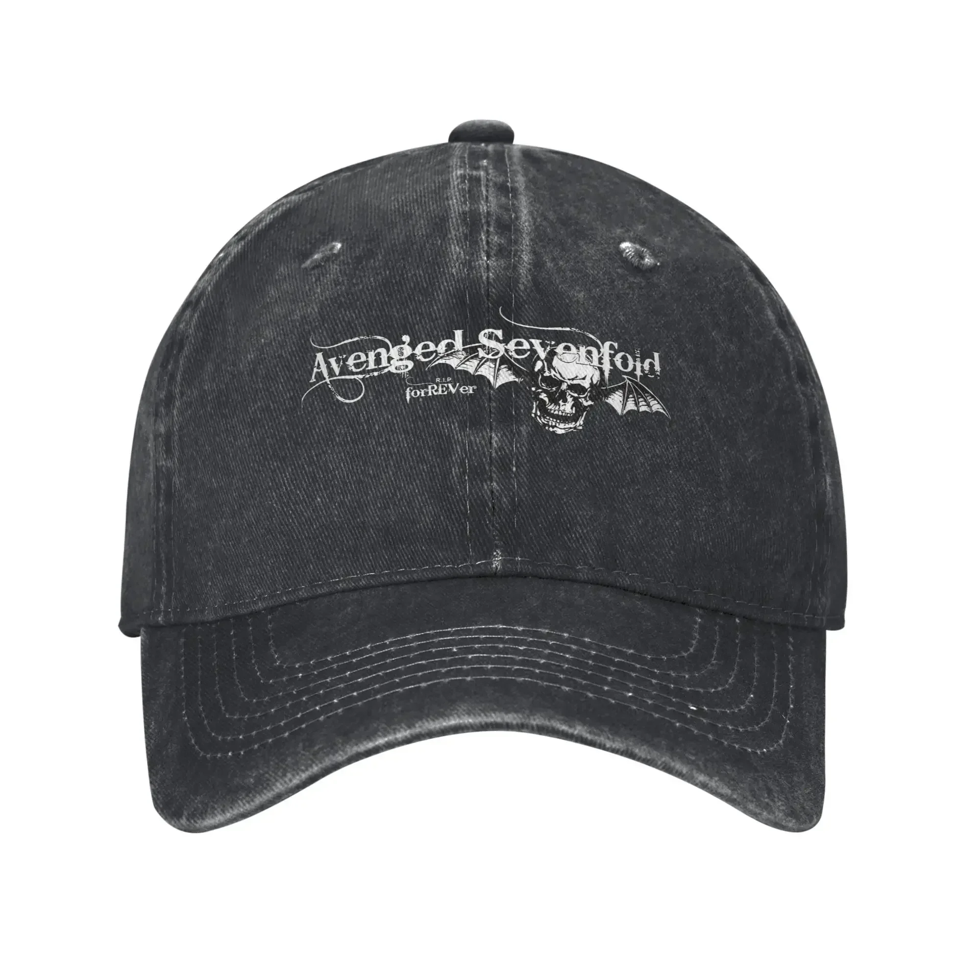 Washed Baseball Cap Avengeds Metal Band Summer Trucker Hat For Unisex-Teens Sevenfolds Vintage Outdoor Sports Sun Snapback Cap